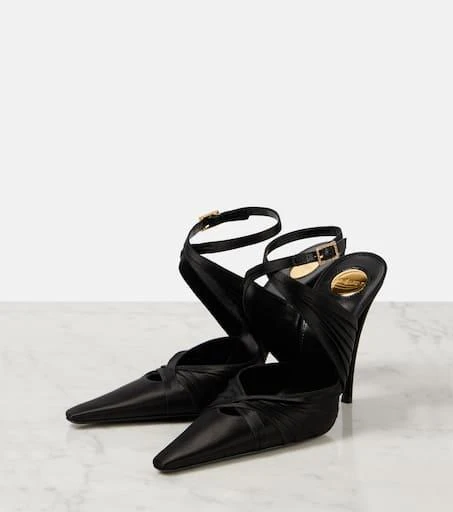 Yves Saint Laurent Véronique 110 satin pumps 4
