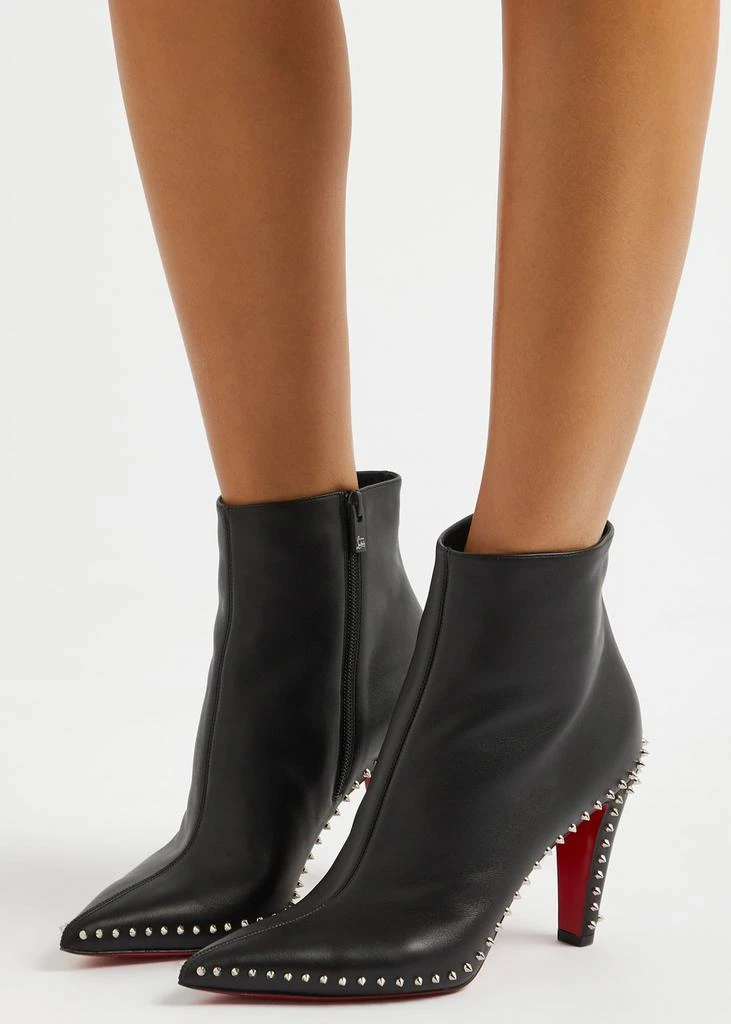 Christian Louboutin Vidura 85 embellished leather ankle boots 5