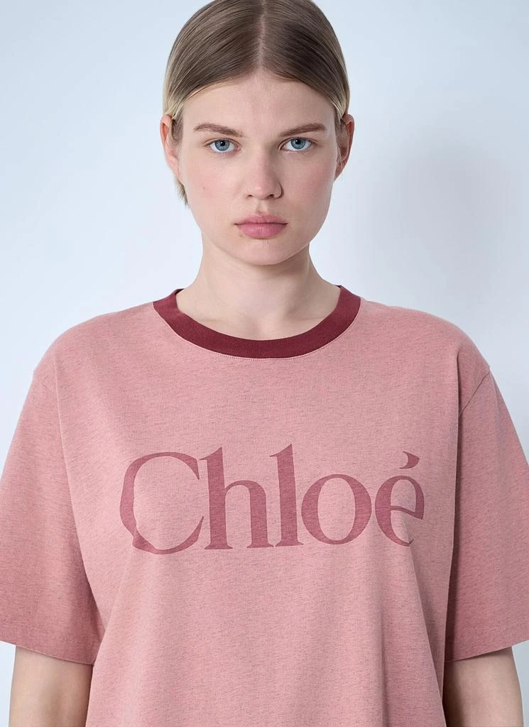 Chloé Logo Motif T-Shirt 5