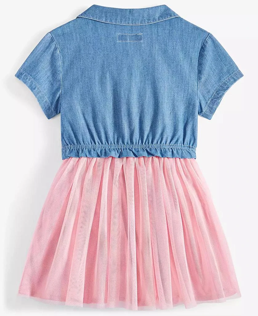 Epic Threads Toddler Girls Gelsey Denim Tulle Dress, Exclusively at Macy's 2