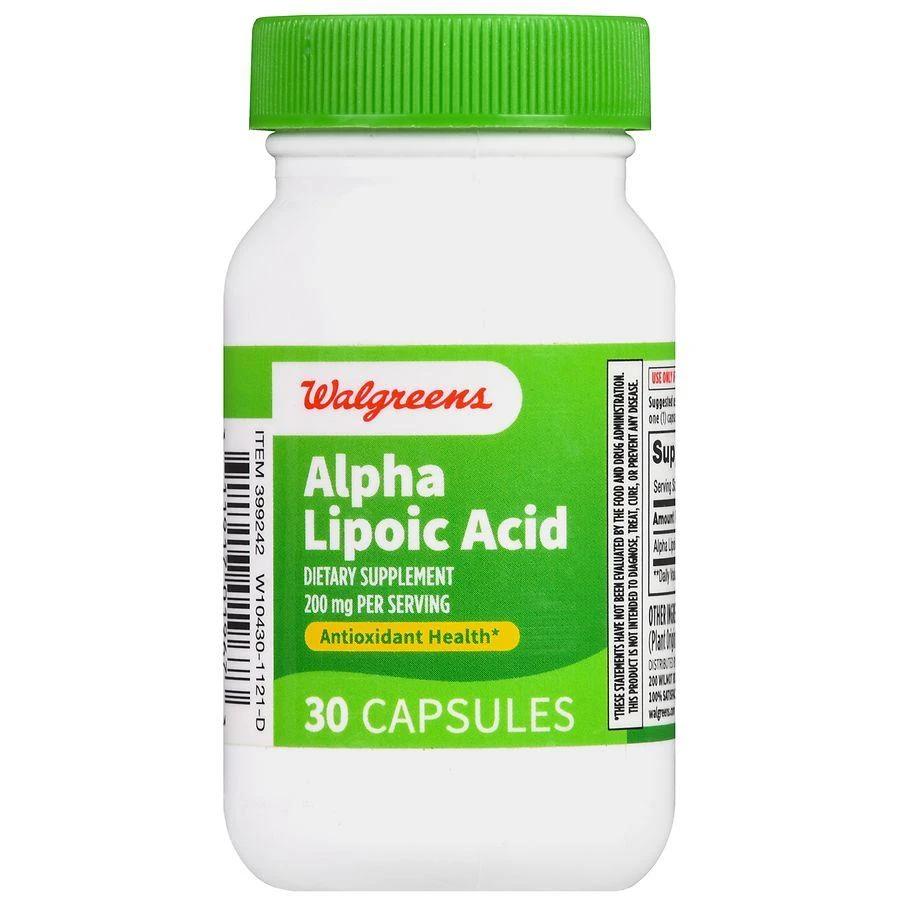 Walgreens Alpha Lipoic Acid 200 mg Capsules 2