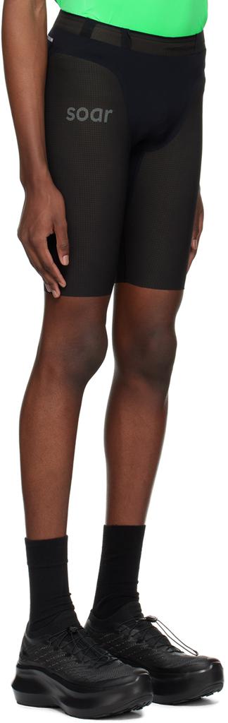 Soar Running Black Marathon Speed Shorts