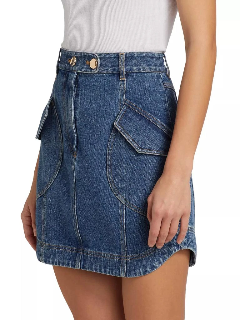 Acler Glenfern Denim Miniskirt 4