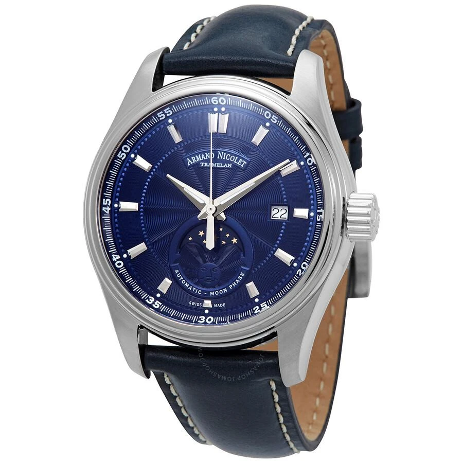 Armand Nicolet MH2 Automatic Blue Dial Men's Watch A640L-BU-P140BU2 1