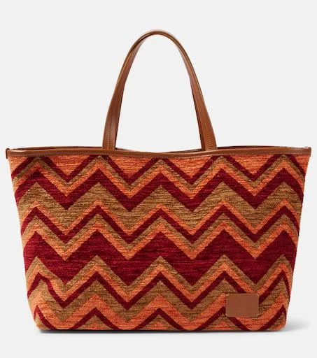Missoni Zigzag Medium canvas tote bag 1