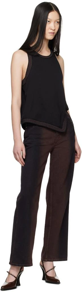 Eckhaus Latta Black Edge Tank Top 4