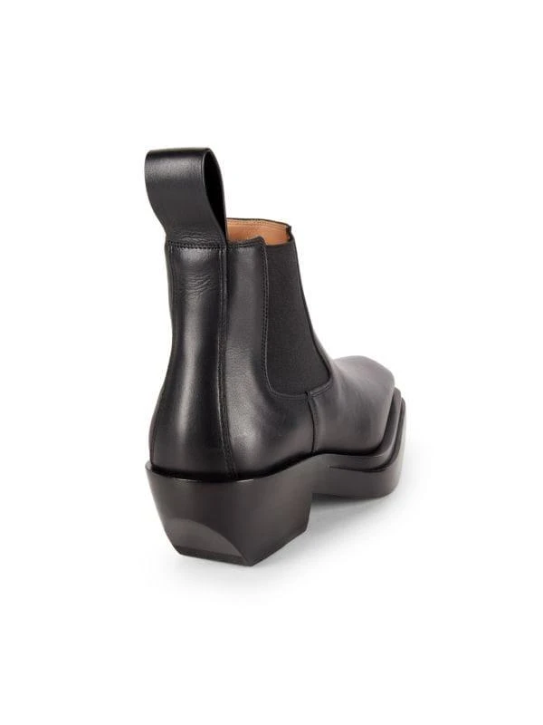 $1,800 NIB Bottega Veneta Black Leather Block Heel Chelsea Boots Size 41.5(8.5) Men main image 4
