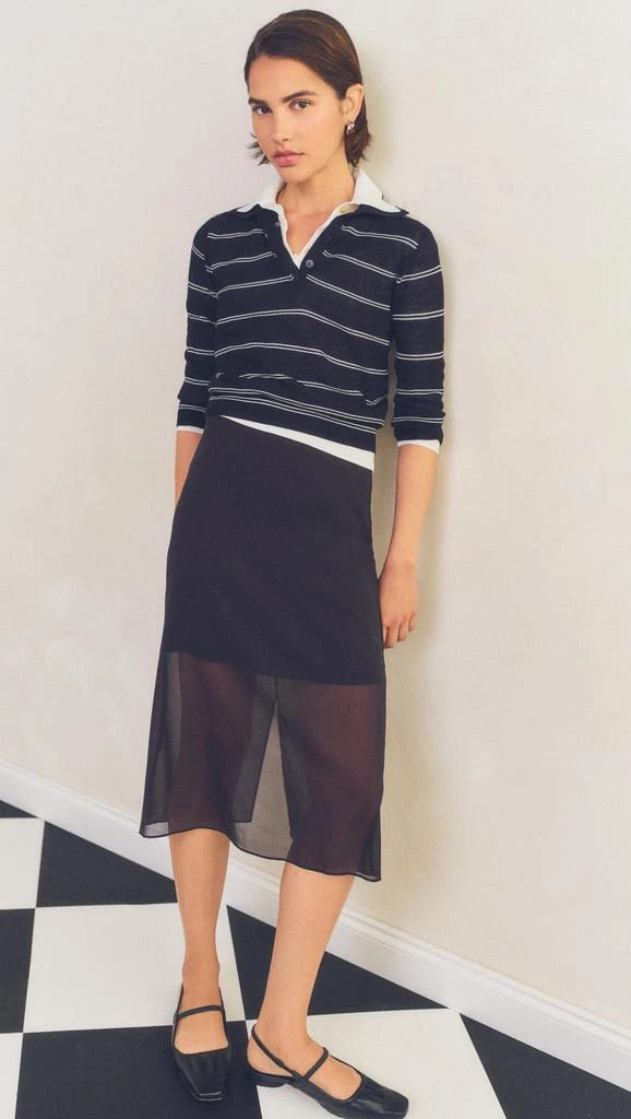 Vince Sheer Pencil Skirt 1