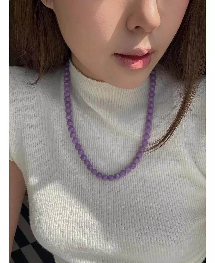 seree Lilac â€” jade beaded necklace 3