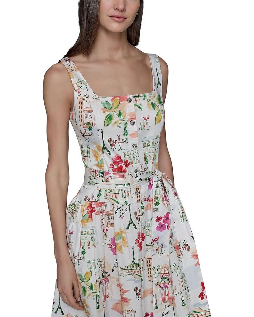 Karl Lagerfeld Paris Scenic Print Midi Dress 2