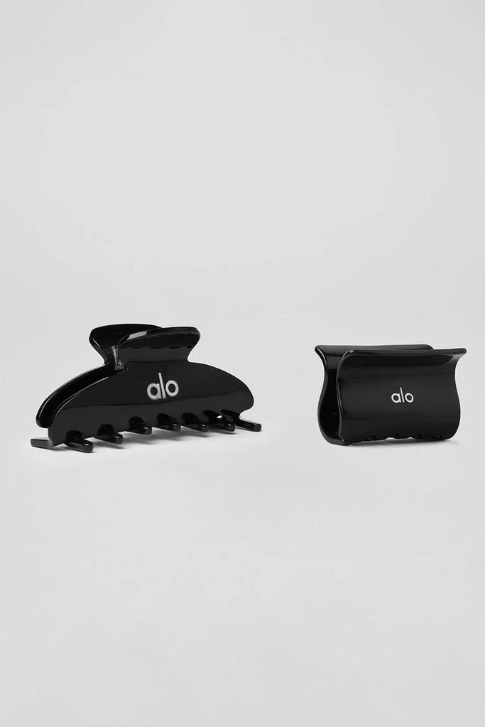 Alo Effortless Claw Clip (2-Pack) - Brown Tortoise