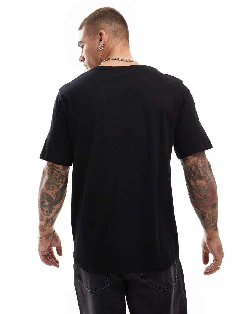 JJ Rebel JJ Rebel t-shirt with small chest logo in black 4