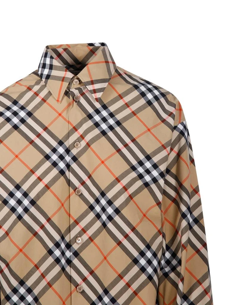 Burberry Burberry Check Printed Long Sleeved Shirt 8