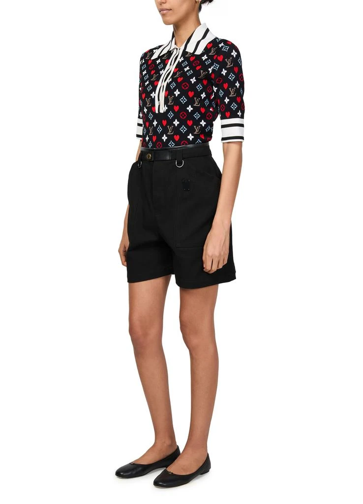 Louis Vuitton Game On Contrast Stripe Polo Top 5