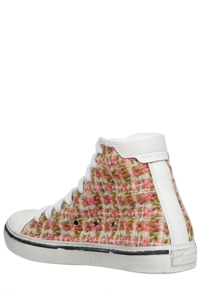 Yves Saint Laurent Saint Laurent Tweed Mid-Top Sneakers 3