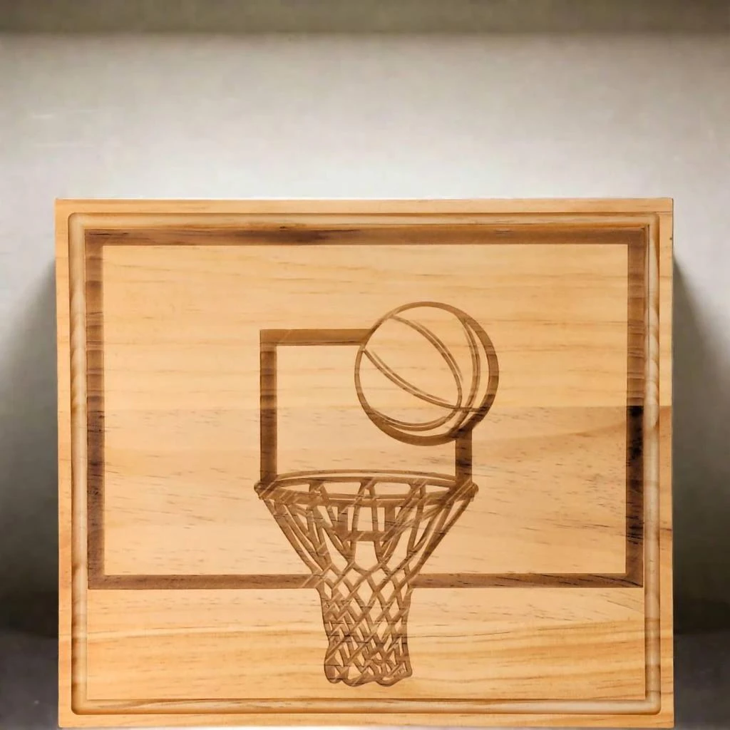 Creative Gifts International Creative Gifts International - Basketball Backboard Wood Board 4