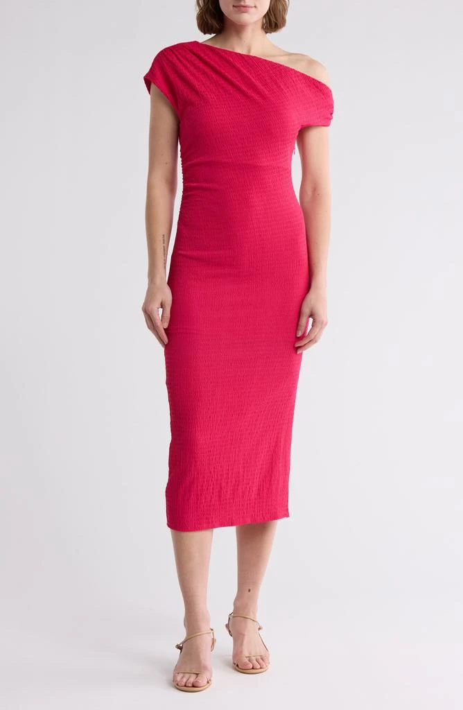lush one shoulder dress Lush One Shoulder Mini Dress