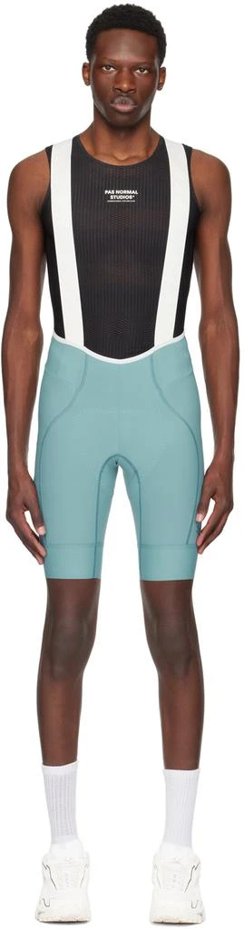 MAAP Off-White & Blue Team Bib Evo Shorts 1