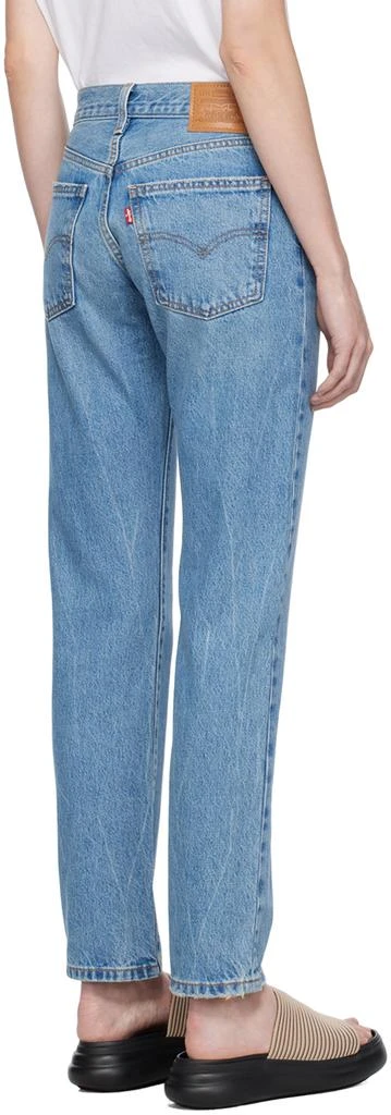 Levi's Blue Middy Straight Jeans 3