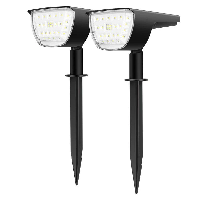 Fresh Fab Finds Solarek 32 LEDs Solar Landscape Spotlights IP65 Waterproof Solar Lights Auto On/Off Solar Powered Security Wall Lights 1