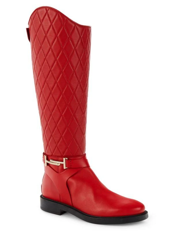 Tod's Women's Stivale Leather Knee-High Boots 2