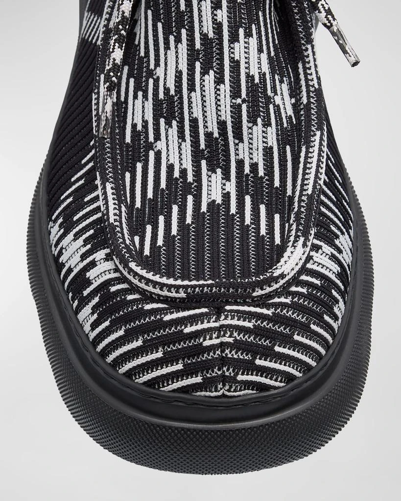 Burberry Men's Check Woven Creeper Shoes 6