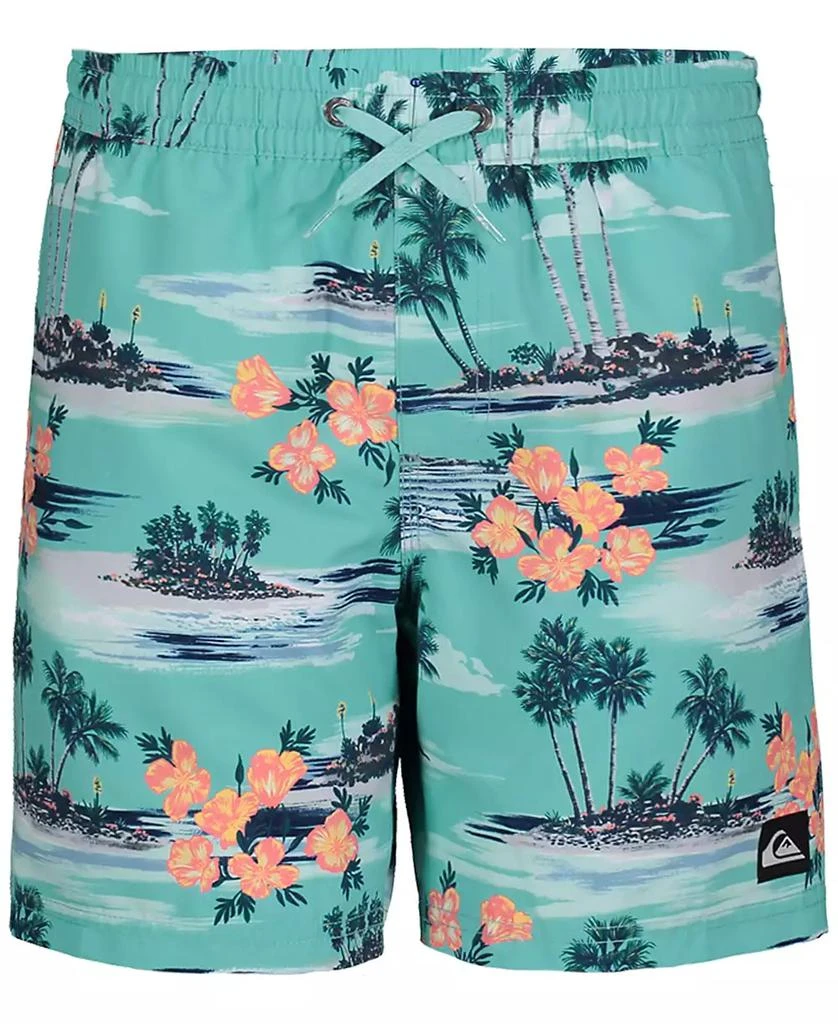 Quiksilver Big Boys Everyday Mix Printed Water-Repellent Volley Shorts 1
