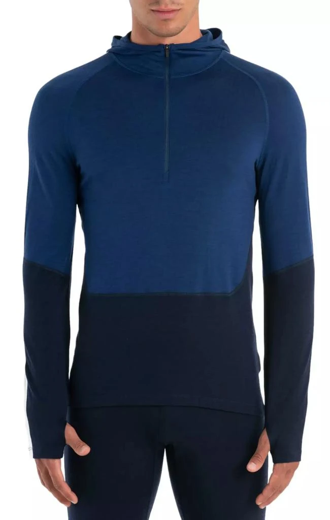 Icebreaker icebreaker Men's Merino 200 Sonebula Long Sleeve 1/2 Zip Hoodie 1