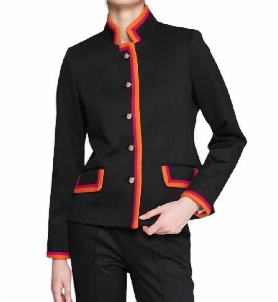 VILAGALLO Dorothea Jacket In Black