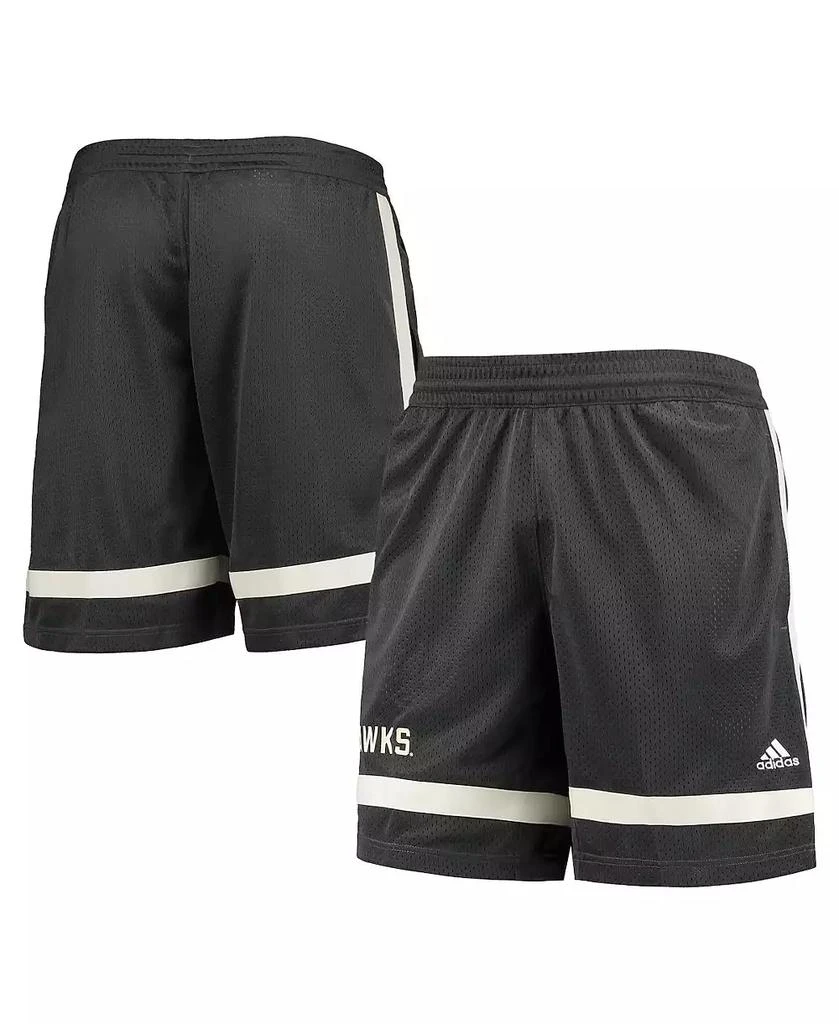 Adidas Men's Charcoal Kansas Jayhawks Reverse Retro Basketball Shorts 1