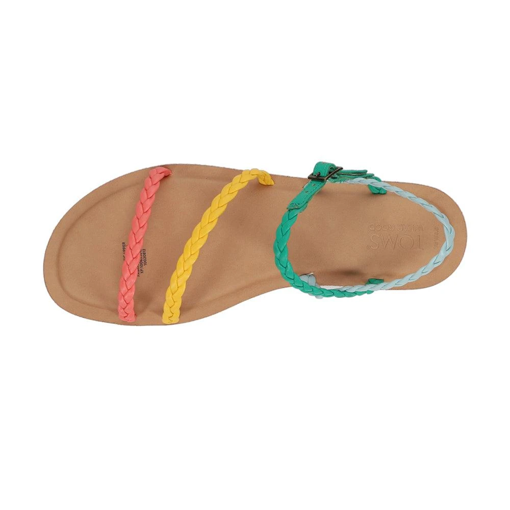 TOMS Kira Braided Flat Sandals 4