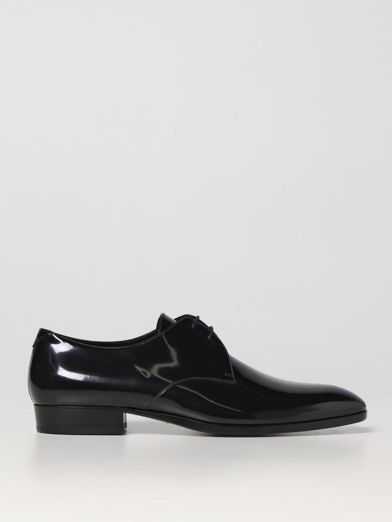 saint laurent men's dress shoes black leather EU 42 US 8 ysl