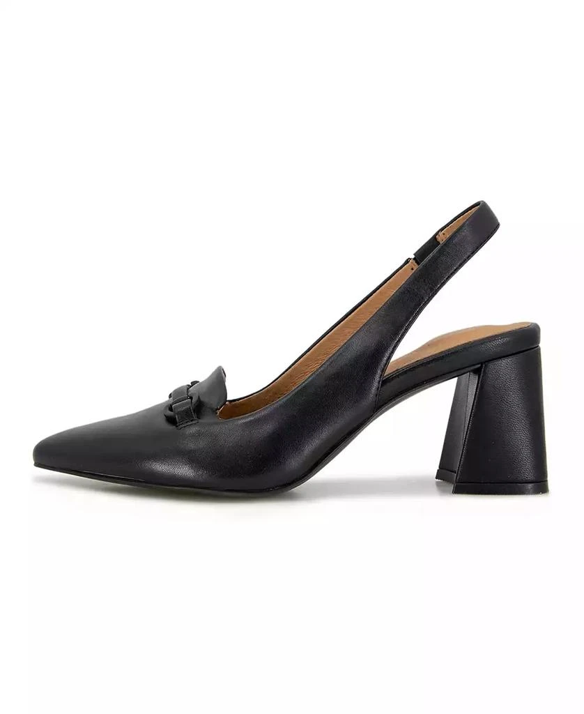 Gentle Souls Women's Dionne Pointed-Toe Block-Heel Slingback Pumps 2