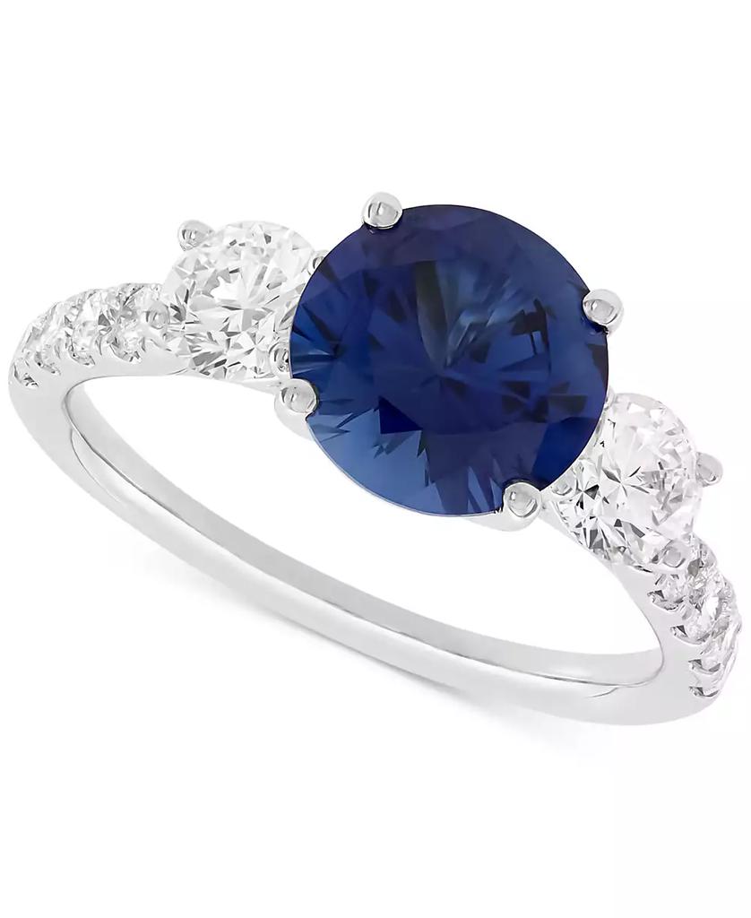 Grown With Love Lab Grown Ruby (3 ct. t.w.) & Lab Grown Diamond (1 ct. t.w.) Ring in 14k Gold (Also in Lab Grown Emerald & Lab Grown Sapphire)