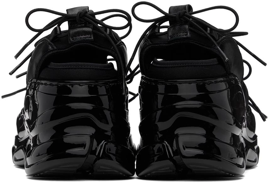Simone Rocha Black Classic Tracker Trainer Sneakers 2