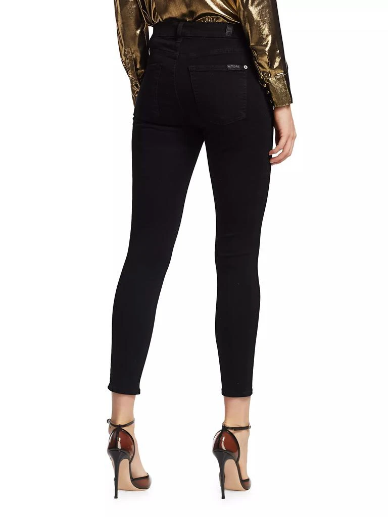 7 For All Mankind Mid-Rise Ankle Skinny Jeans 5
