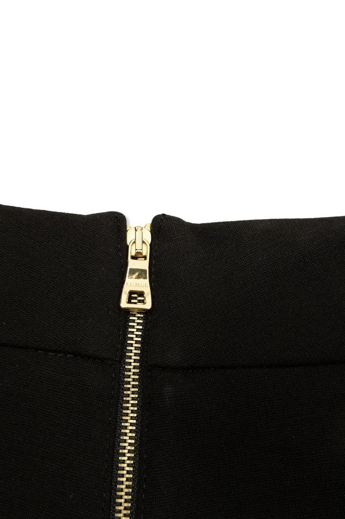 Balmain Balmain Kids Logo Patch Button Detailed Shorts 4