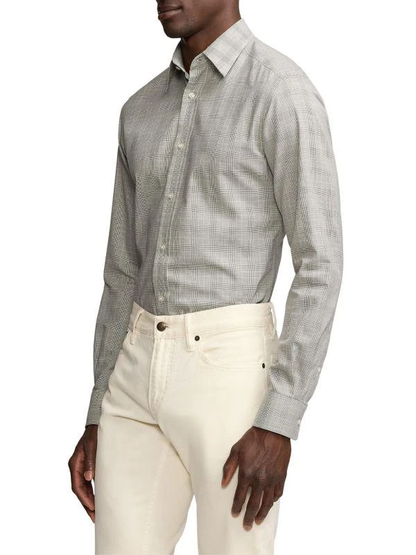 Ralph Lauren Cotton Flannel Glen-Check Sport Shirt 3