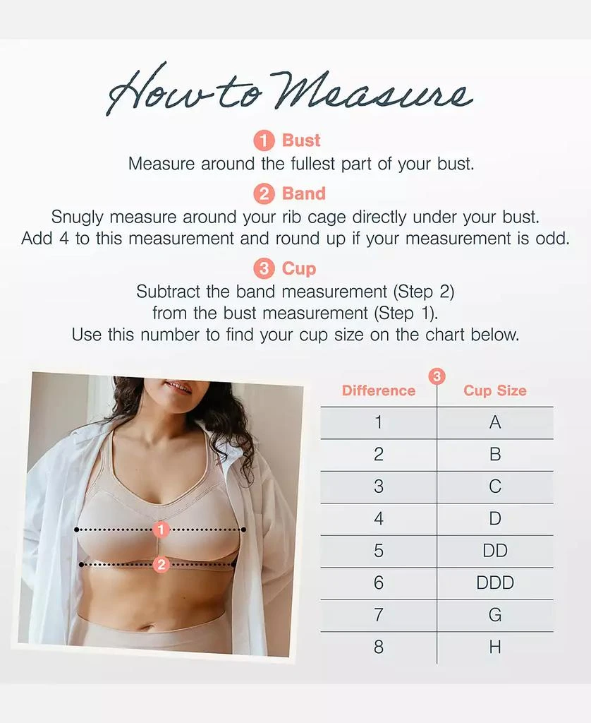 Playtex Women's 18 Hour® Smoothing Minimizer Bra US4697 5