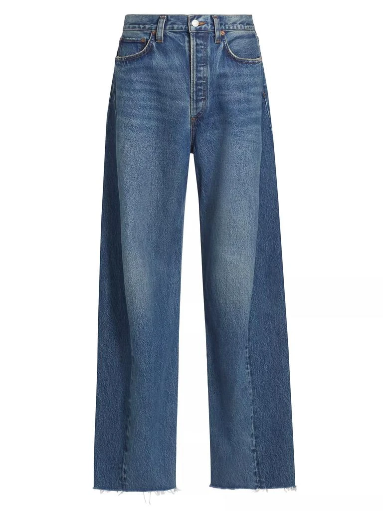 AGOLDE Luna Pieced High-Rise Jeans 1
