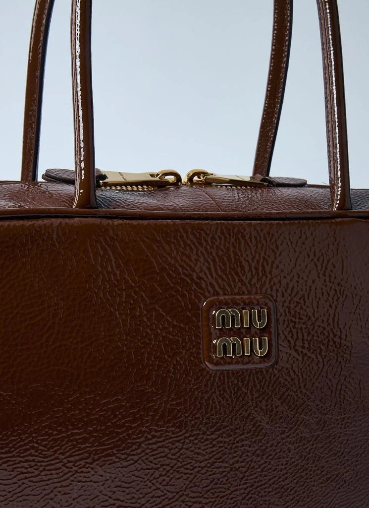 Miu Miu Beau Naplak Patent Shoulder Bag 4