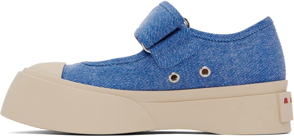 Marni Blue Pablo Mary Jane Ballerina Flats 3