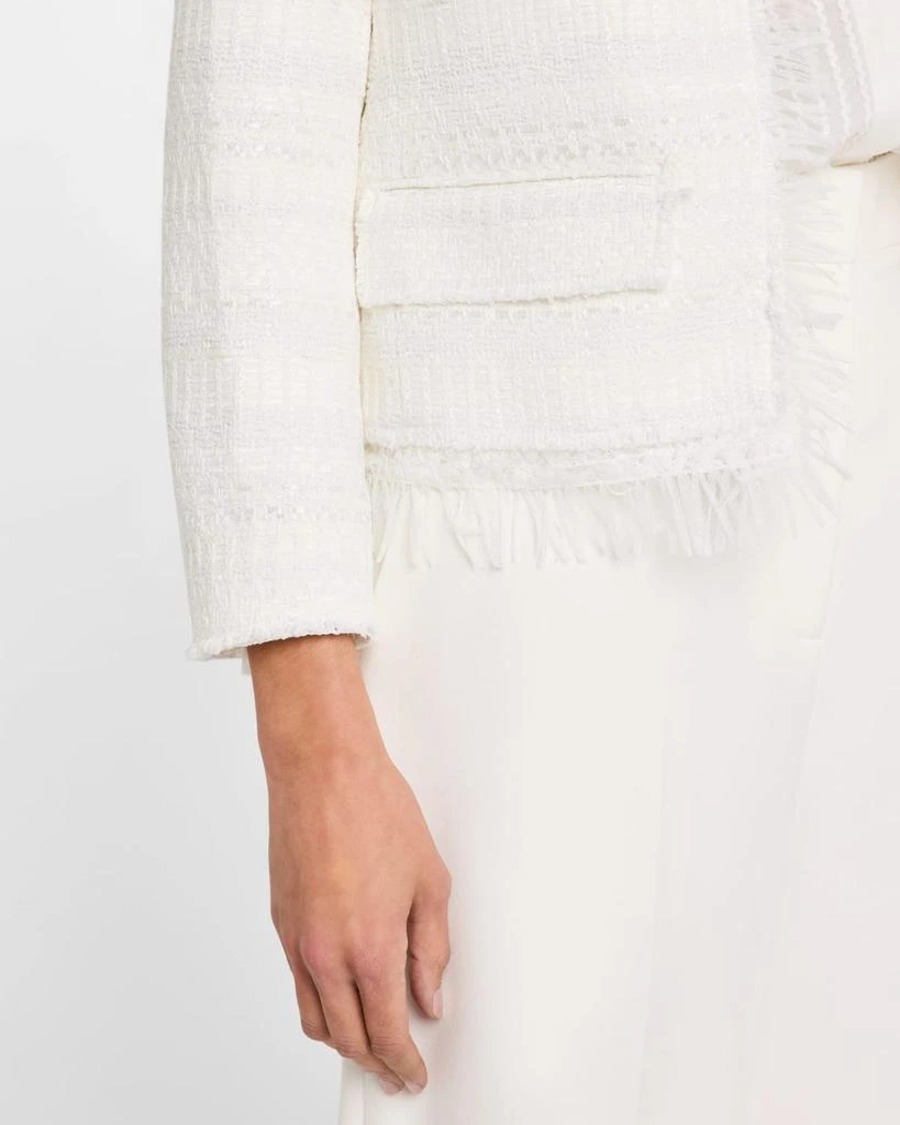Kobi Halperin Harper Fringe-Trim Tweed Jacket 5