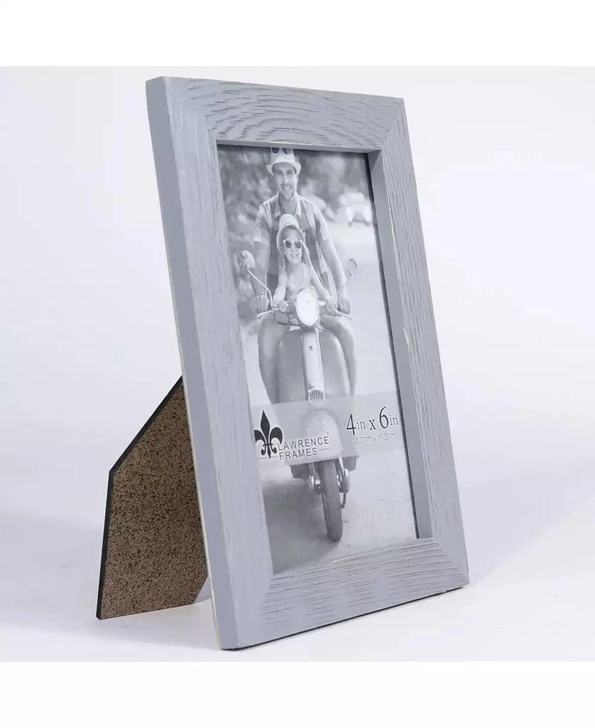 Lawrence Frames Charlotte Weathered Gray Wood Picture Frame - 4" x 6" 2