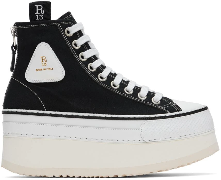 R13 Black Courtney Sneakers 1