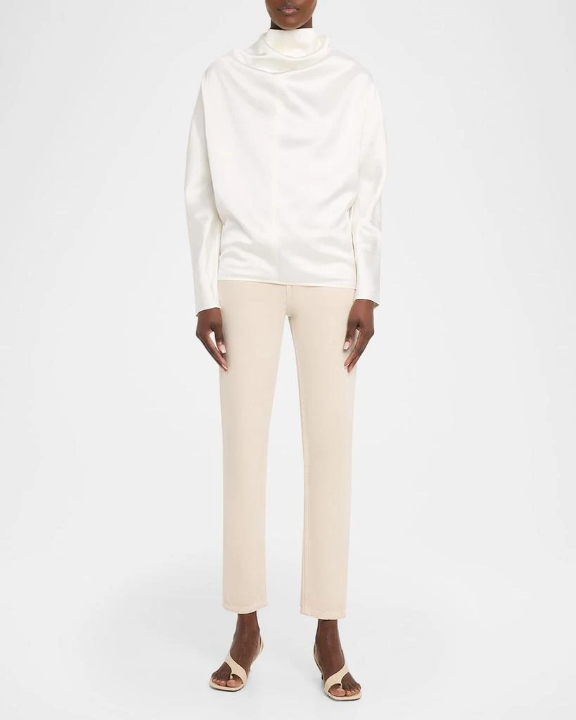 Totême Cowl-Neck Organza Blouse 2