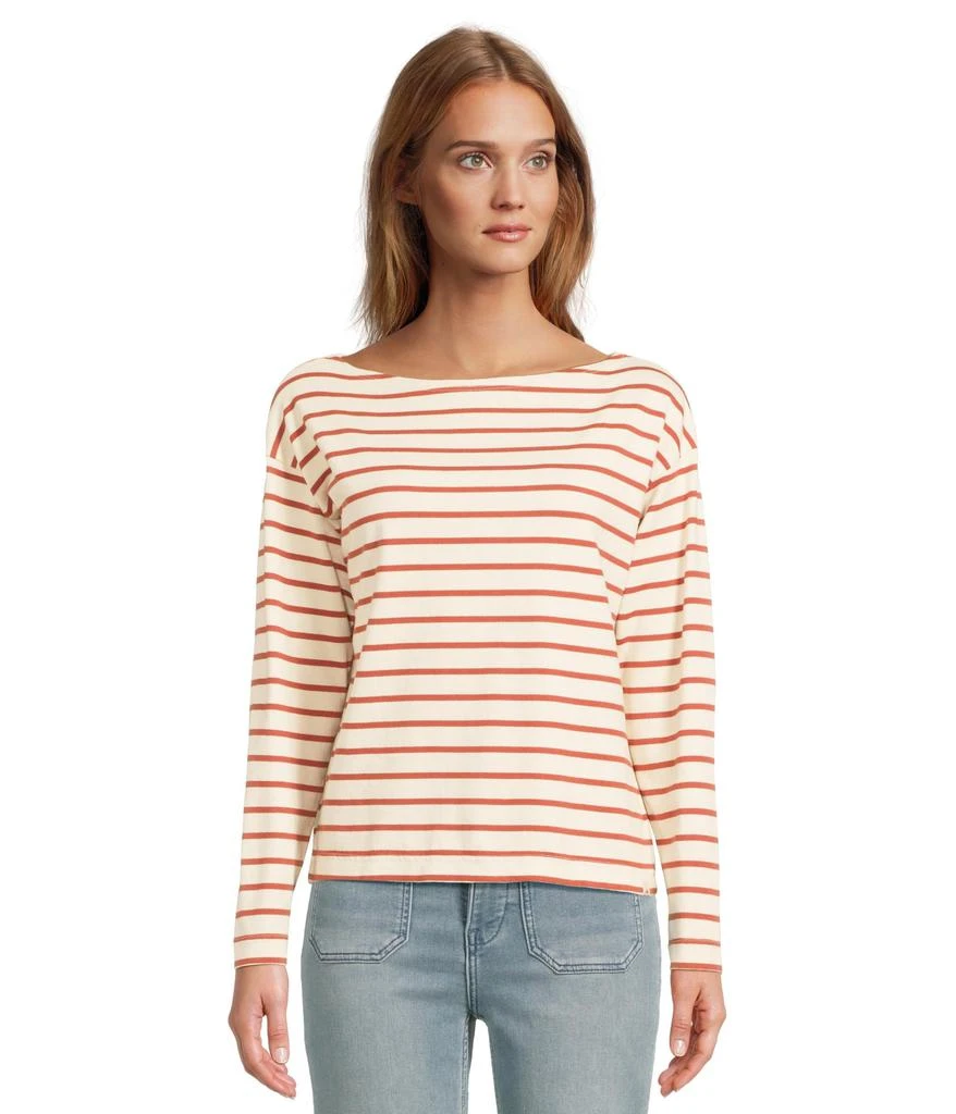 Faherty Sport Jersey Boatneck Top 1