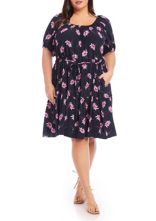 Karen Kane Kane Plus Size Tiered Short Dress 1