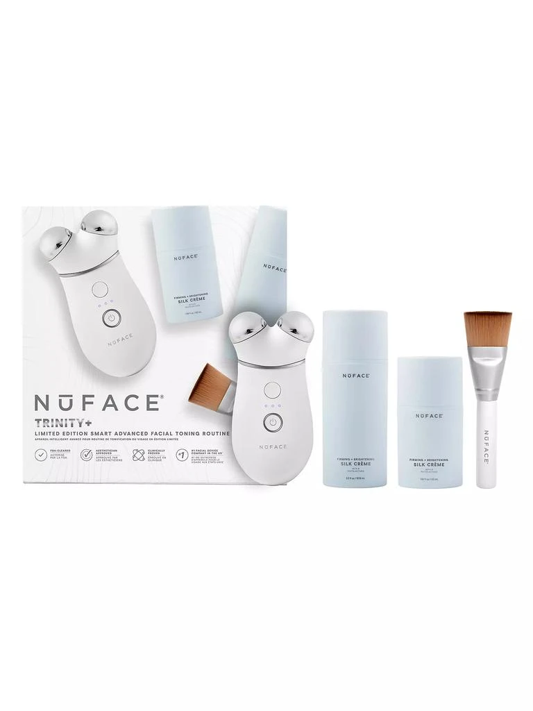 NuFace Trinity+ Smart Advanced Facial Toning Routine 4-Piece Set 1