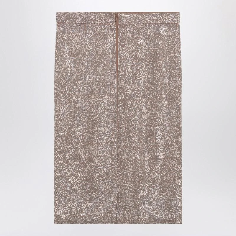 GIUSEPPE DI MORABITO Giuseppe Di Morabito Midi Skirt With Silver Rhinestones 2